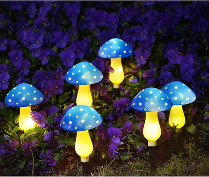 Floroux lampe de jardin LED | Lumière champignon solaire | Étanche et ambiance lumineuse | Décoration pour jardin et chemin