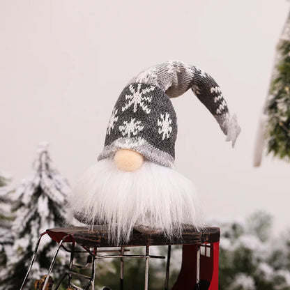 Floroux - Bonhomme de neige en peluche amusant pour une ambiance festive