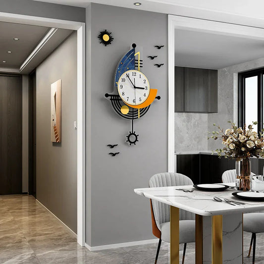 NauticTime Horloge - Élégante Horloge Murale Voilier