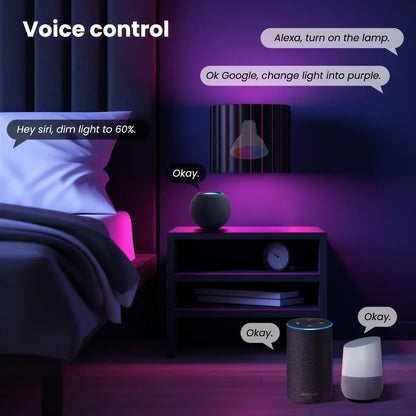Ampoules intelligentes Tuya Zigbee E27 E14 GU10 - RGB Dimmables Contrôle WiFi via SmartLife Google Alexa Apps