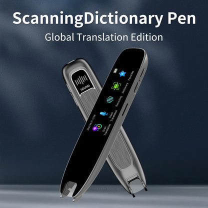 Stylo de Traduction Vocal Intelligent Multifonctionnel A26 - Dictionnaire de Langue en Temps Réel pour Voyager