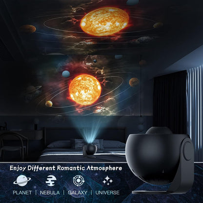 Floroux Celestial Projector 12-in-1 | Home Planetarium | Lighting & Decorative Projector | LED Star Projector