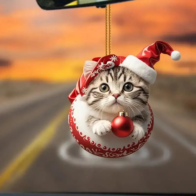 Calendrier de l'Avent Chat Mignon 2024 - Décoration de Compte à Recul pour Enfants, Cadeau de Vacances Cartoon