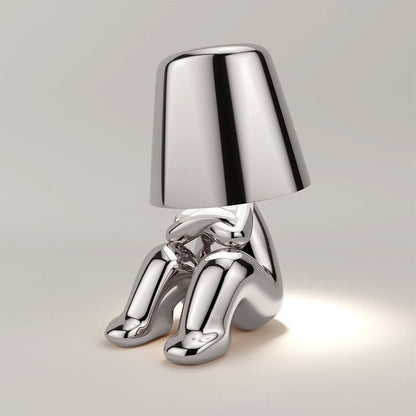 Floroux Monsieur LED Table Lamp | Elegant Figure Lamp | Modern Decor for Home & Office