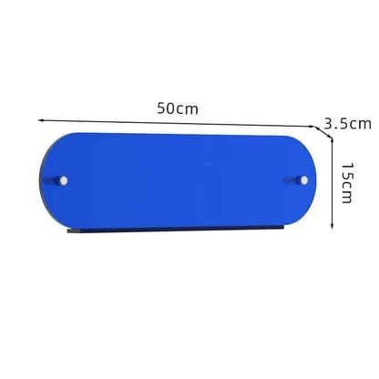 Étagère flottante en acrylique fluorescent des années 80