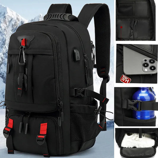 TechTrek Pro Sac à Dos - Sac à Dos avec port de chargement USB pratique