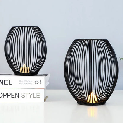 Floroux Elegant Iron Candle Holder | Modern Candle Holder | Home Decoration