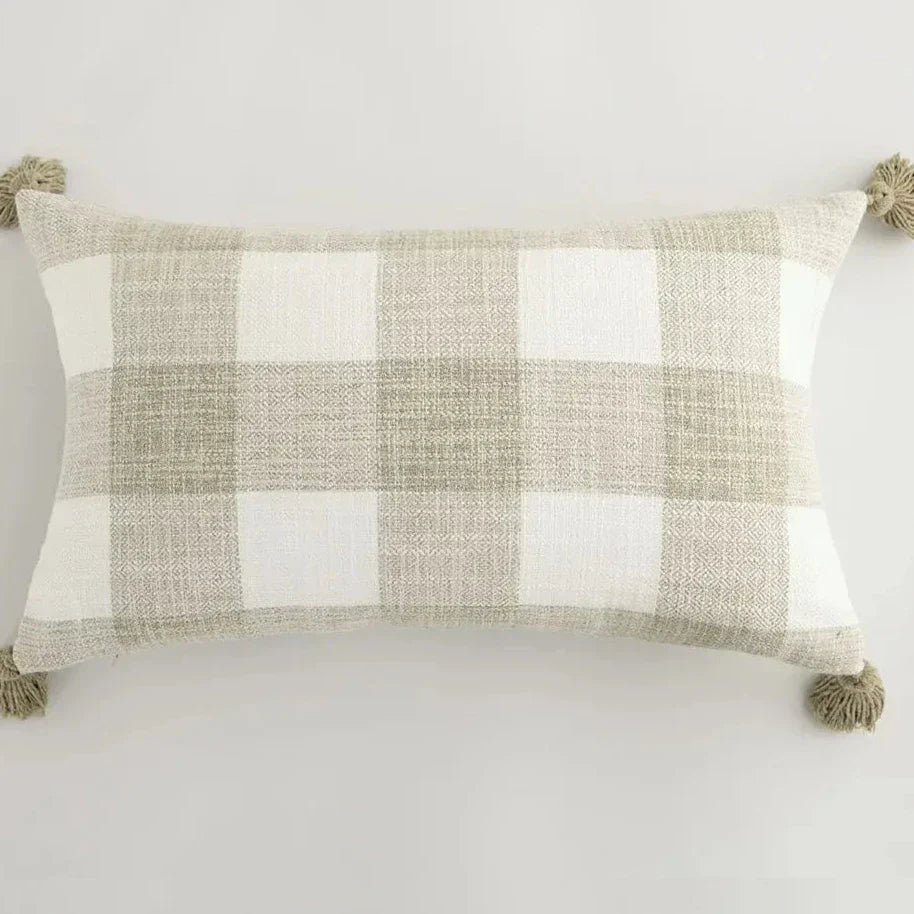 Elegance Loft Housse de coussin - Housse de coussin avec des franges ludiques pour tout intérieur