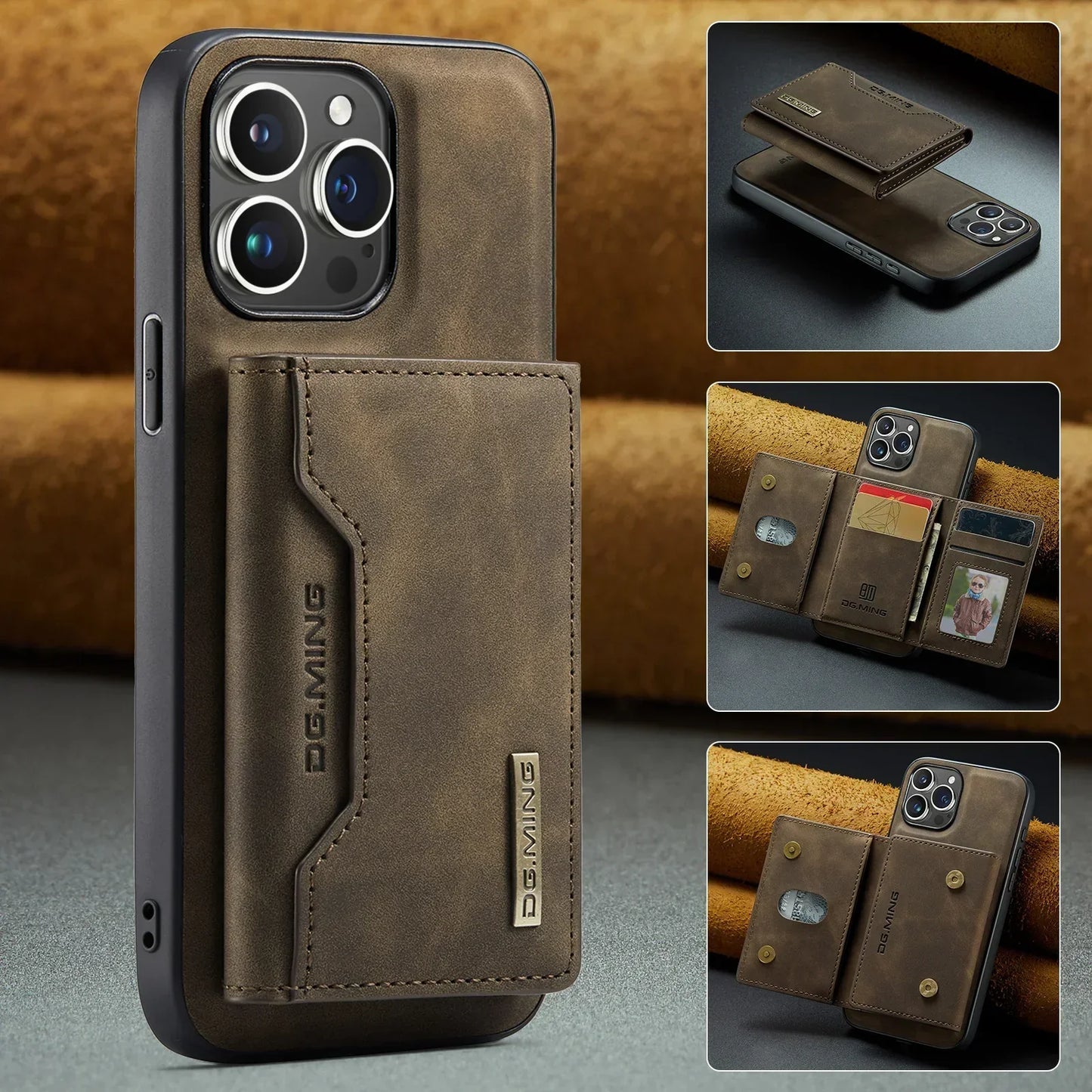 Floroux 2-in-1 iPhone case with removable wallet | Protects and organizes | High-quality design
