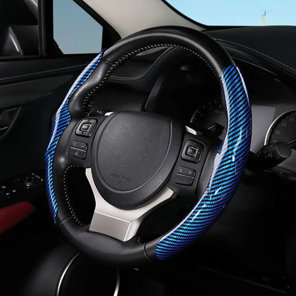 Floroux steering wheel cover 36 cm | Non-slip car steering wheel protection | High-quality material | Comfort and style