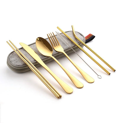 Floroux | Ensemble de couverts portable