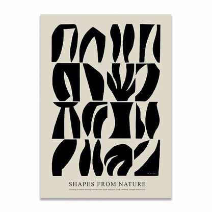 Affiche premium en toile Bauhaus créatif