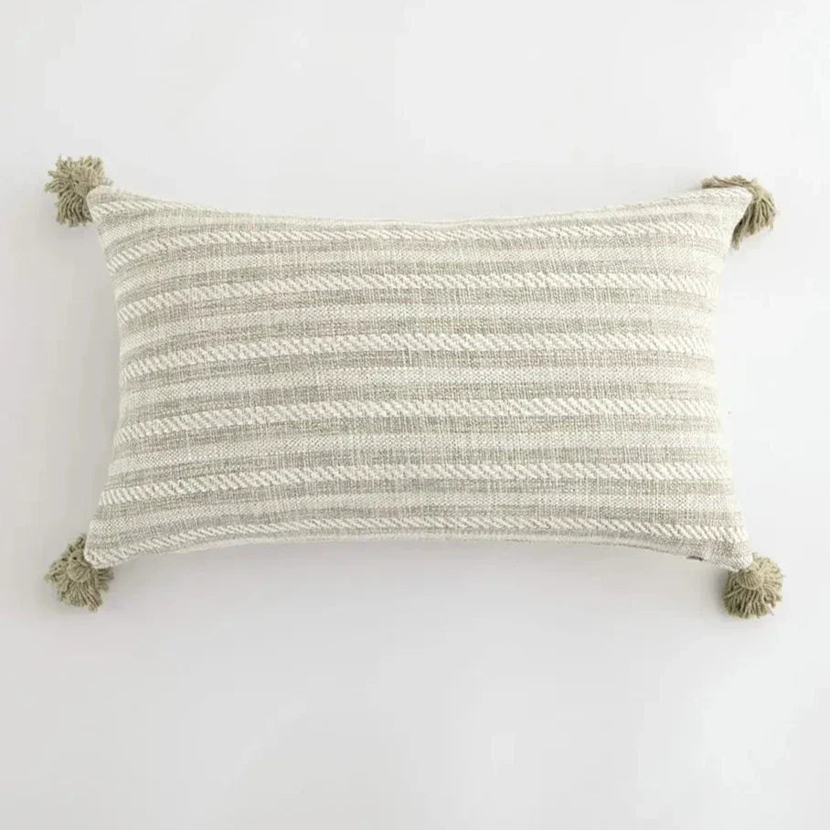 Elegance Loft Housse de coussin - Housse de coussin avec des franges ludiques pour tout intérieur