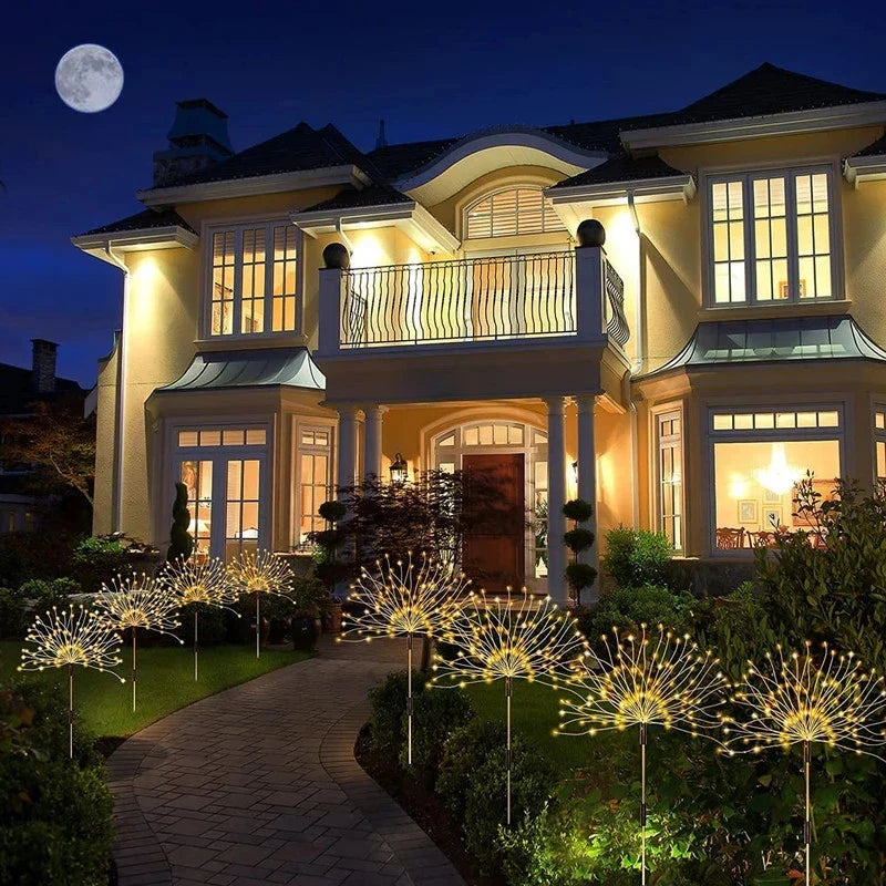 Lumières de Noël en guirlande LED solaire étanches pour jardin extérieur, Noël, mariage, décoration de fête