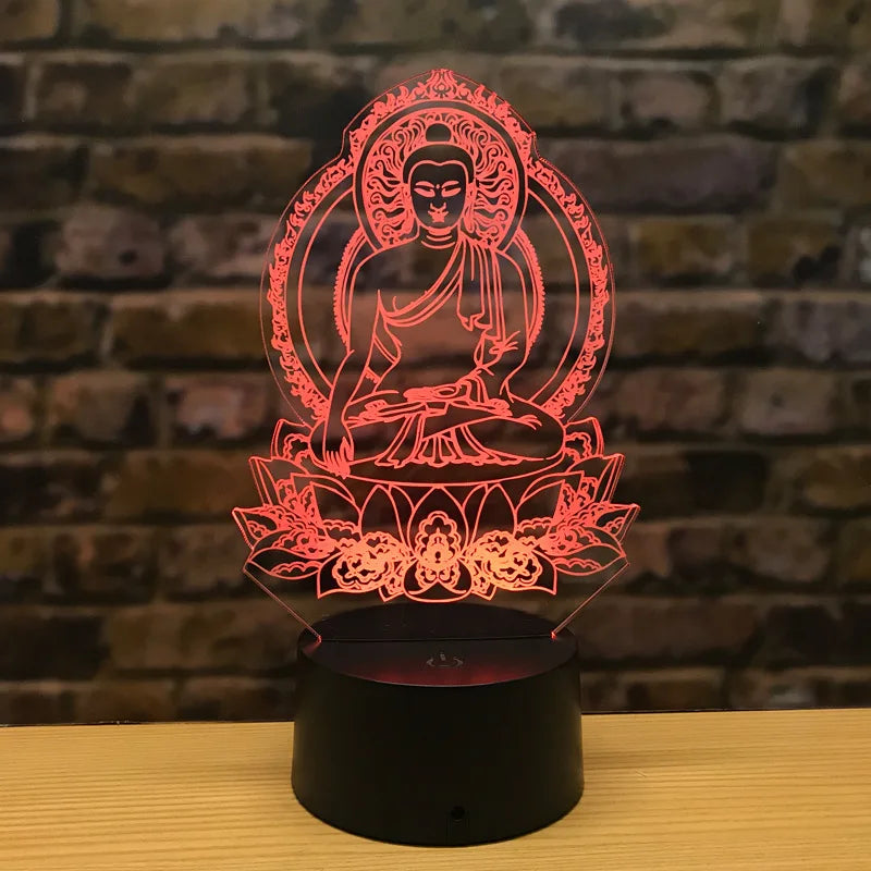 Floroux - Lampe 3D Bouddha