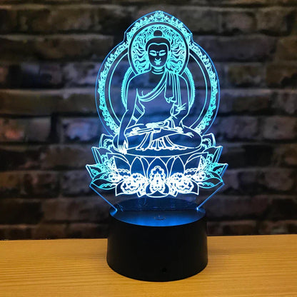 Floroux - Lampe 3D Bouddha