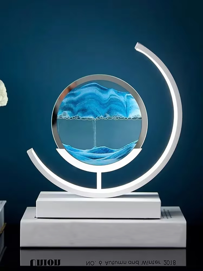 SandAura | Lampe de table en sable fascinante et relaxante