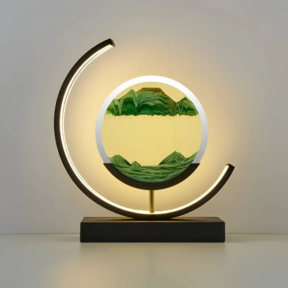 Floroux - Lampe de table en forme de sablier élégante pour une ambiance unique