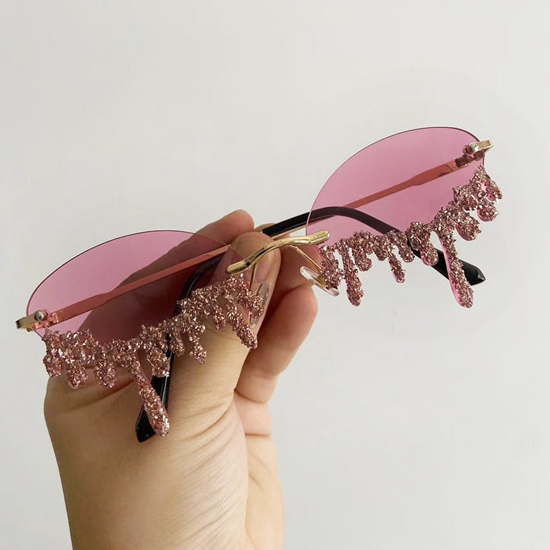 Cry me a Glitter – Lunettes de festival scintillantes
