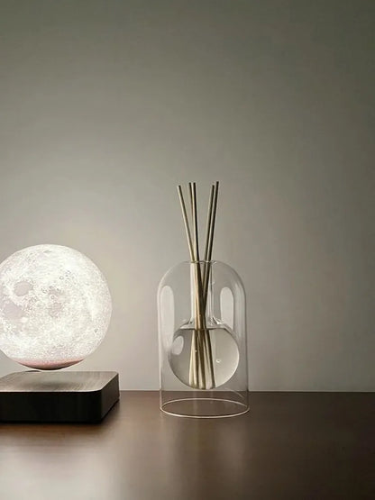 Bouteille diffuseur en verre double | Récipient d'aromathérapie durable et élégant pour les parfums d'intérieur