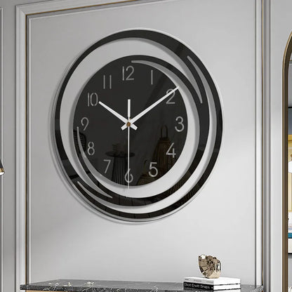 Floroux Stille | Horloge Murale Silencieuse Moderne au Design Scandinave