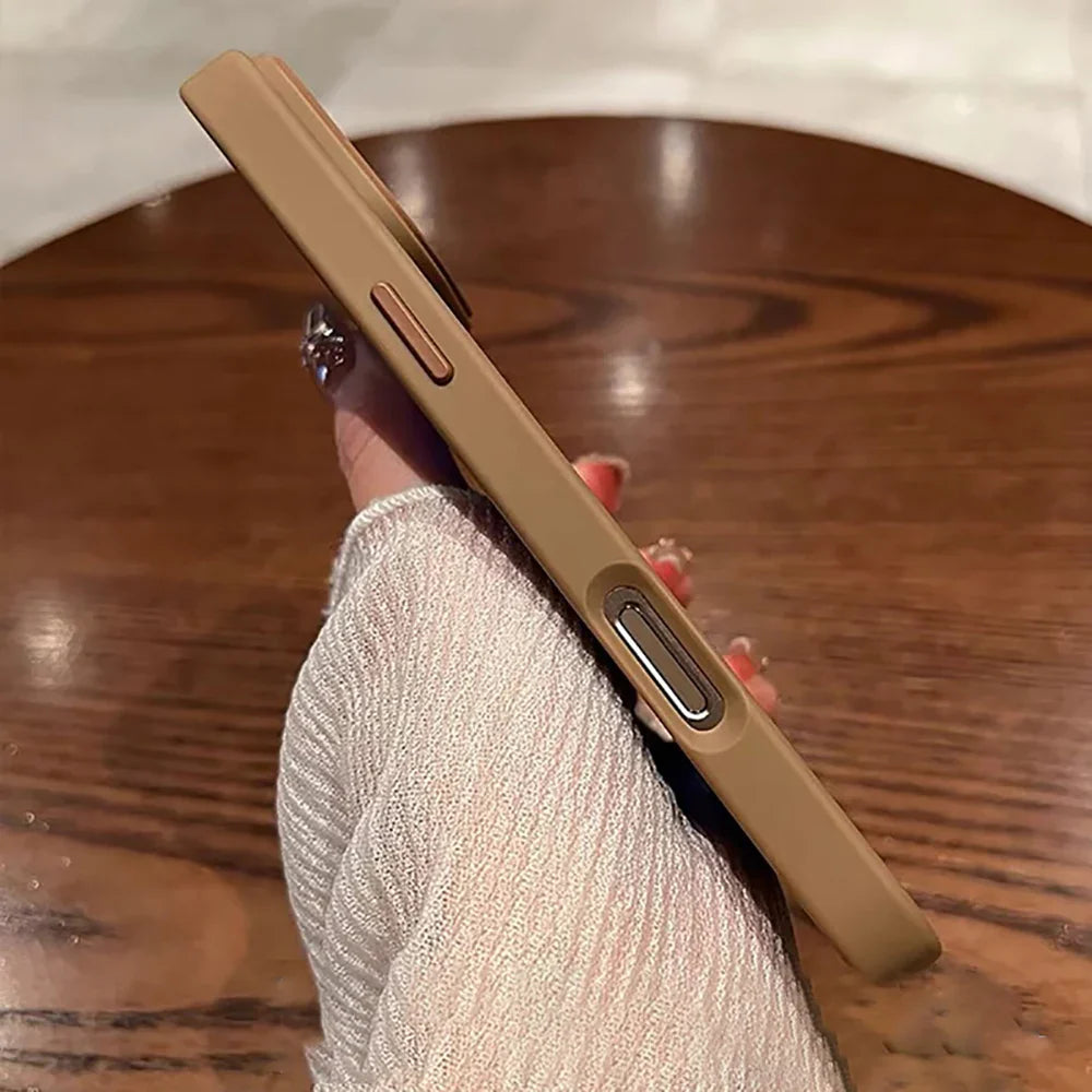 Coque de protection MagSafe translucide mate de luxe pour iPhone 16 Pro Max 15 14 13 12 11 antichoc Couverture de charge sans fil