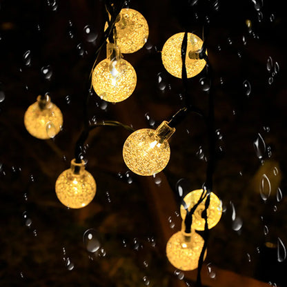 TwinkleGlow™ Solar LED String Lights | Outdoor Lighting for Garden & Terrace | Waterproof Flashing Lights for Every Season
