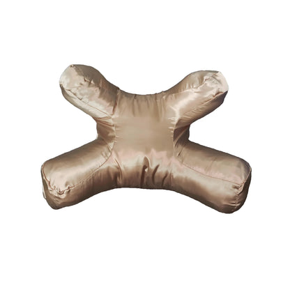 DreamSilk - Oreiller de Visage avec Taie Satinée de Luxe