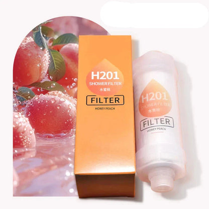 AromaGlow Filtre de Douche Parfumé - Adoucisseur d'Eau pour Cheveux et Peau