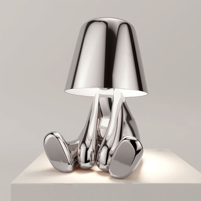 Floroux Monsieur LED Table Lamp | Elegant Figure Lamp | Modern Decor for Home & Office