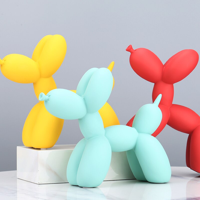 Floroux decorative resin figurine for dog | Nordic style | Decoration for living room and children's room | Gift idea