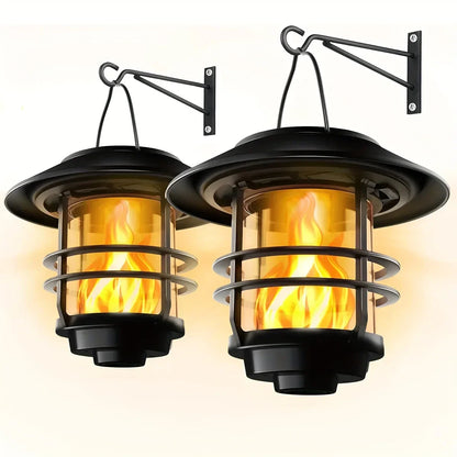 Flamma Glow - Envoûtante lampe murale solaire Set