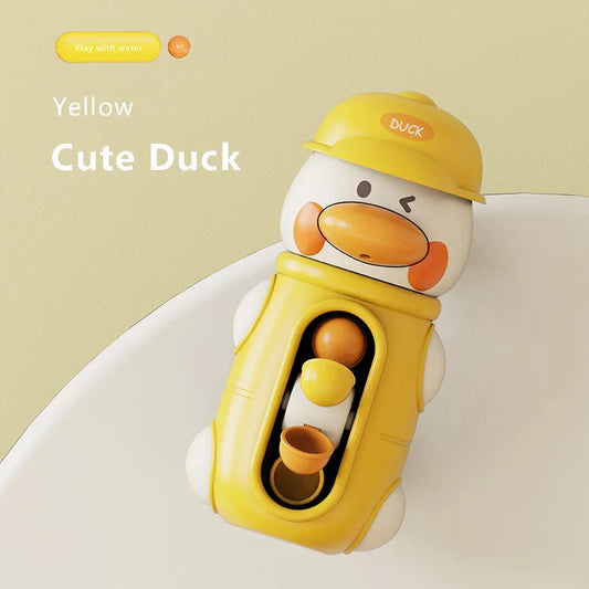 Jouets de jeu d'eau canard et éléphant adorables pour bébés - Parfait amusement estival à la baignoire pour enfants de 6 mois et plus