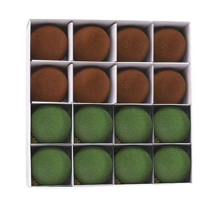 Ensemble de boules décoratives en velours pour Noël - Sphères décoratives pour arbre et décoration de vacances, accent festif élégant 16PCS 6cm (2,3 pouces)