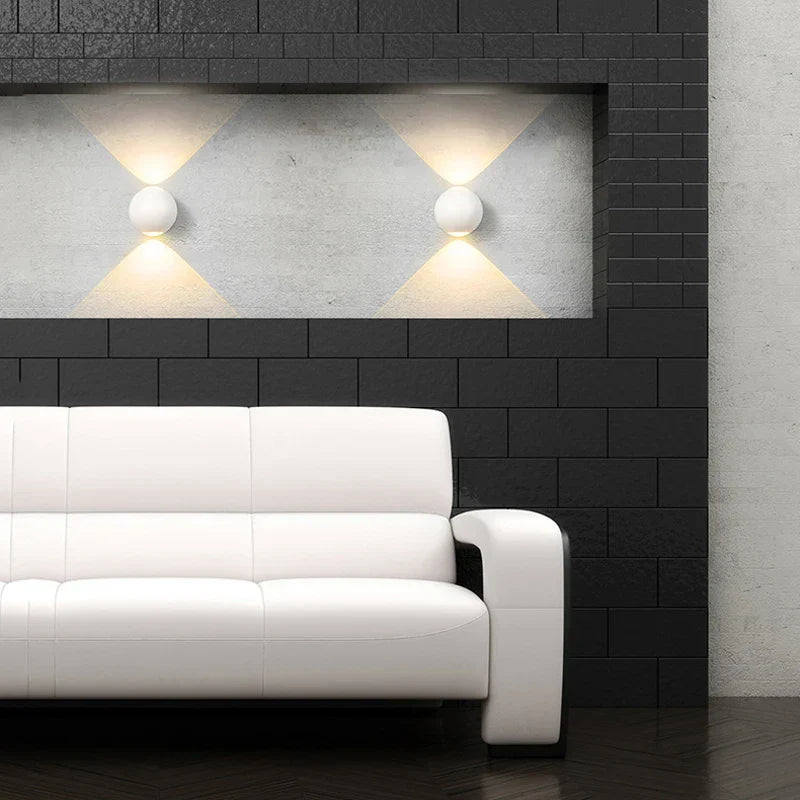 Applique Murale en Aluminium Floroux