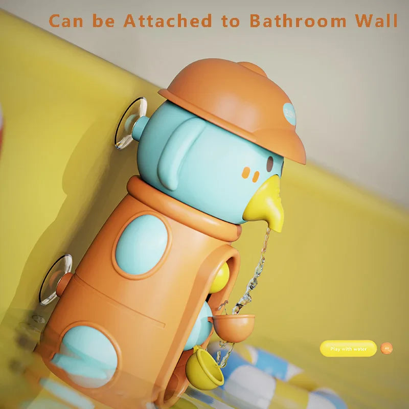 Jouets de jeu d'eau canard et éléphant adorables pour bébés - Parfait amusement estival à la baignoire pour enfants de 6 mois et plus