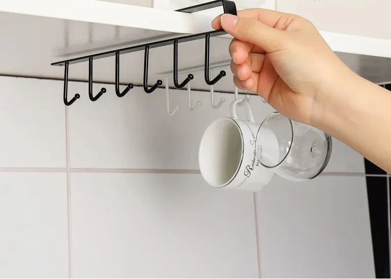 Crochets de cuisine sans clous Winnie – Étagère de stockage multi-niveaux