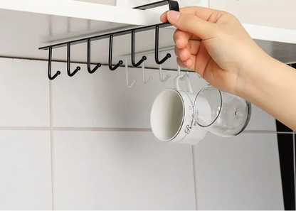 Crochets de cuisine sans clous Winnie – Étagère de stockage multi-niveaux