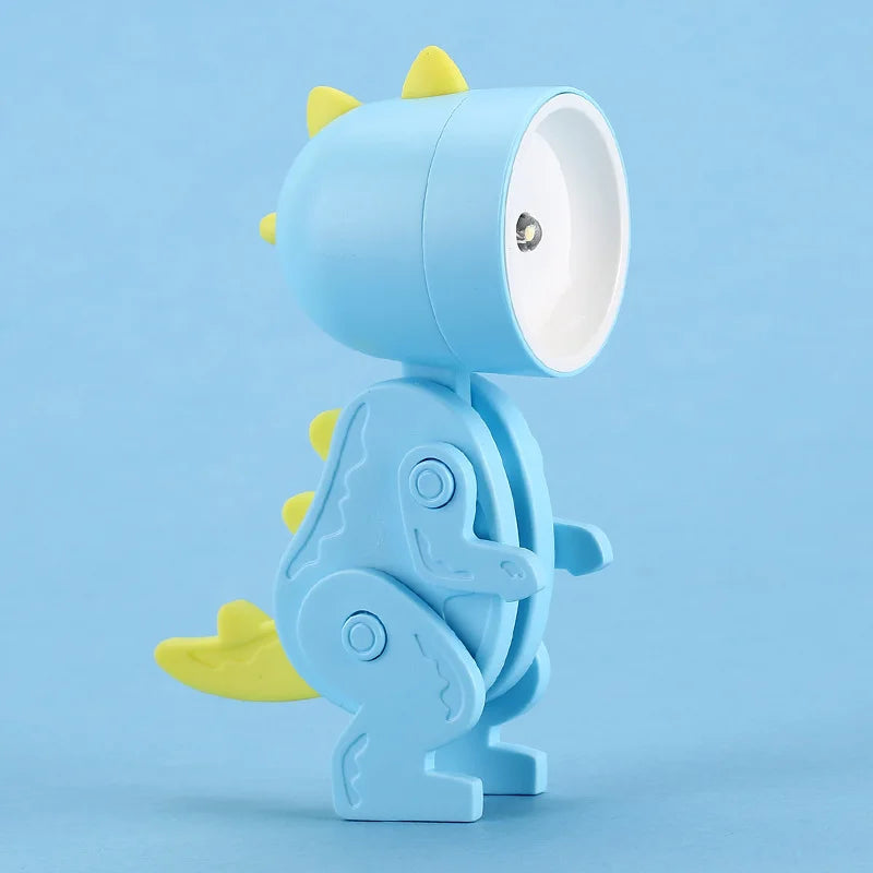 Floroux Cute LED Night Light | Mini Pet Design | Dog, Deer & Dinosaur | Foldable Table Lamp for Children's Room