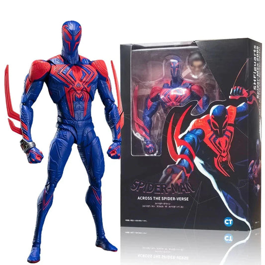 Figurine Action PVC Spider-Man 2099 - Poupée collectible Miles Morales pour les fans, cadeau parfait pour les enfants et les collectionneurs