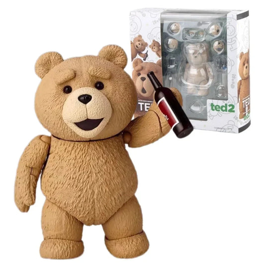 Édition Limitée Ted 2 Ours en Peluche Bjd Figurine d'Action - Amazing Yamaguchi Revoltech No.006 Modèle de Film Collectionnable Jouet pour Fans
