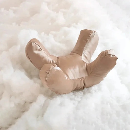 DreamSilk - Oreiller de Visage avec Taie Satinée de Luxe