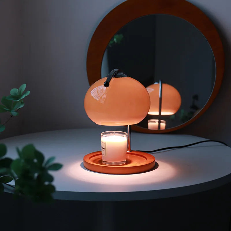 CandleAura - Lampe Aroma Rétro Élégante pour Espaces Stylés