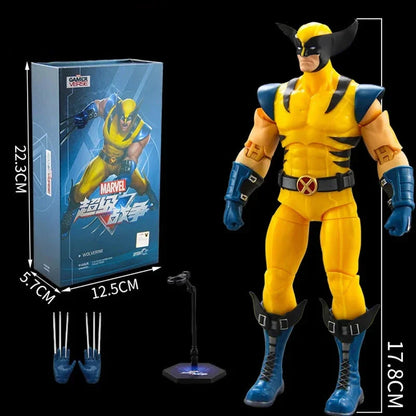 Super War Deadpool & Wolverine Figurines d'Action Collectibles - Jouets Inspirés par l'Anime