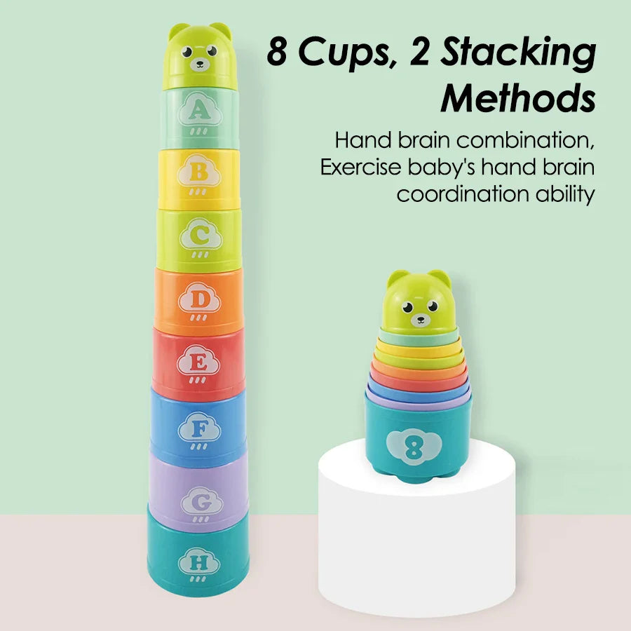 Jeu de la Coupe de Défi Speed Stack - Jouet éducatif de développement cérébral pour enfants, activité de formation à la coordination et aux réflexes