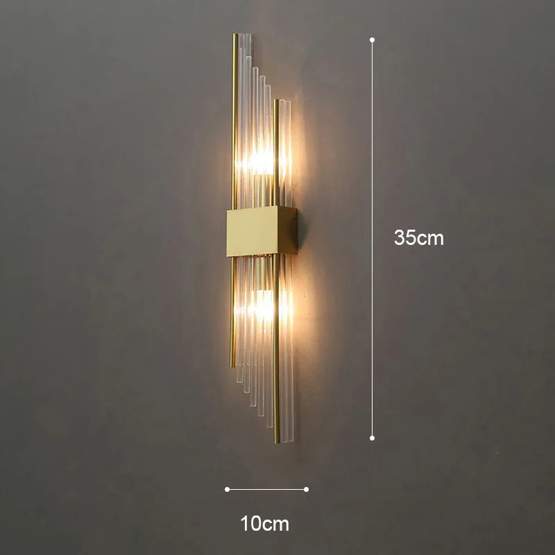 Floroux Elegant LED Wall Sconce | Luxurious Gold Design | Chic Wall Lighting