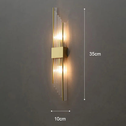 Floroux Elegant LED Wall Sconce | Luxurious Gold Design | Chic Wall Lighting