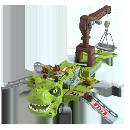 DinoRoar Truck - Voiture d'aventures pliable de dinosaures