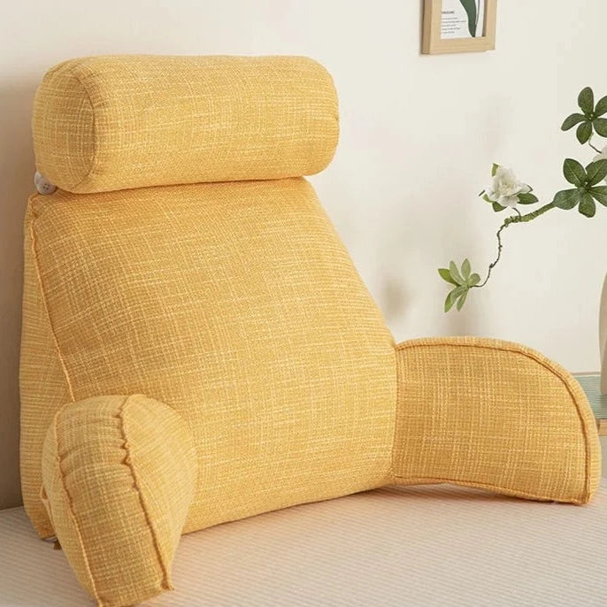 Floroux - Coussin lombaire ergonomique avec accoudoirs et appuie-tête