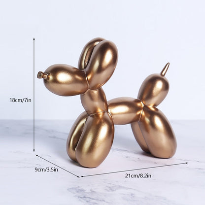Figurines de chien ballon nordiques statue intérieure